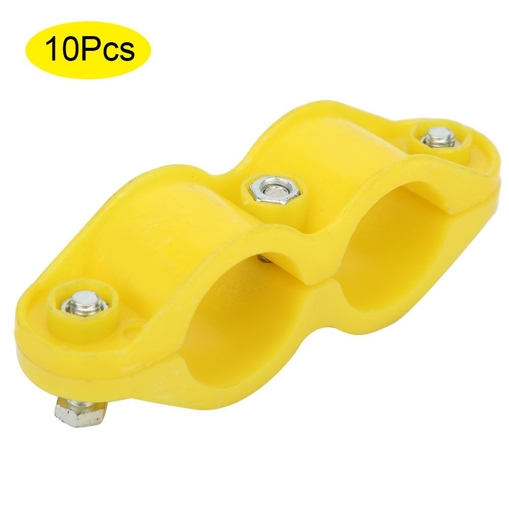 10Pcs Round Water Pipe Fastener Clip Fixing Tool Farm Accessories for