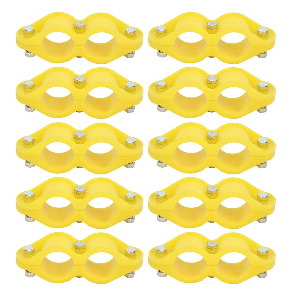 10Pcs Round Water Pipe Fastener Clip Fixing Tool Farm Accessories for view 2
