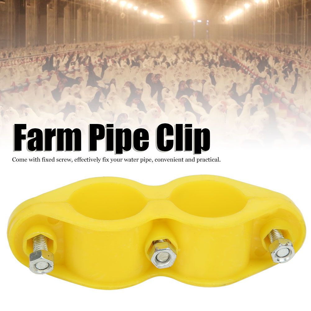 10Pcs Round Water Pipe Fastener Clip Fixing Tool Farm Accessories for view 11
