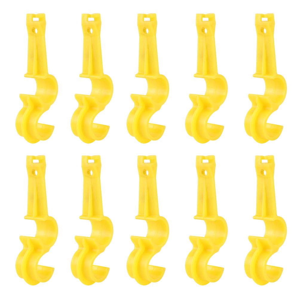 10Pcs S Shaped Water Supply Tube Hose Pipe Holder Clamp Clip Farm Accessories view 2