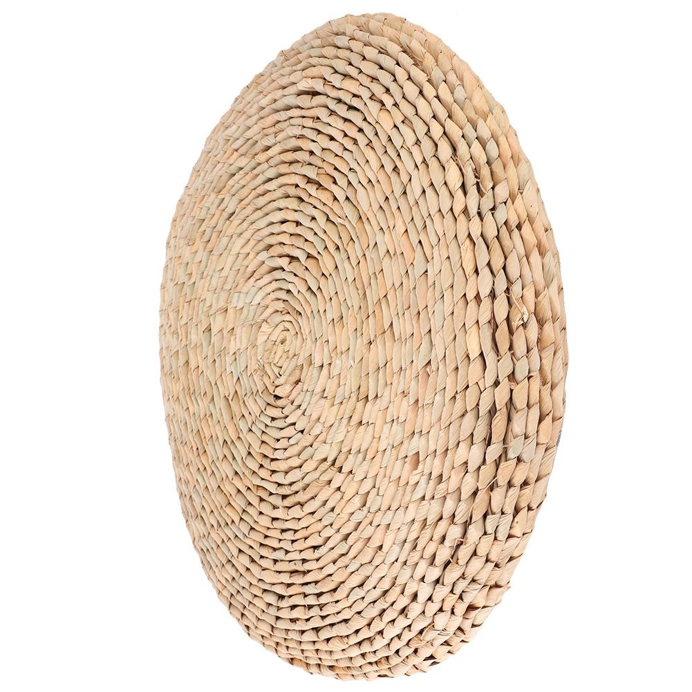 Cattail Hand‑Woven Pouf Tatami Seats Cushion for Yoga Balcony Bay Window view 7