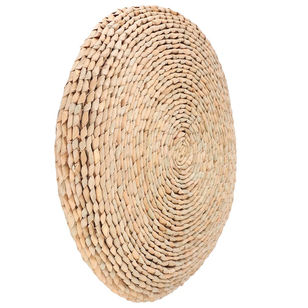 Cattail Hand‑Woven Pouf Tatami Seats Cushion for Yoga Balcony Bay Window view 8