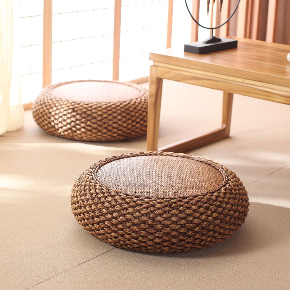 Household JapaneseStyle Round Floor Seats Cushion for Living Room Balcony view 8