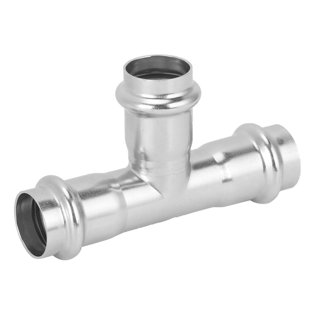 G1/2 DN15 304 Stainless Steel Hose Straight Tee Connector Adapter Water Pipe view 3