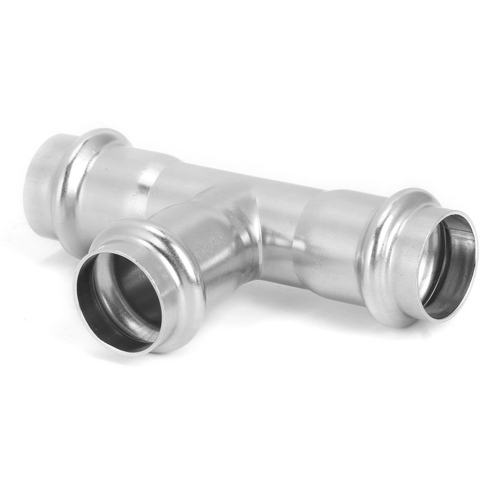 G1/2 DN15 304 Stainless Steel Hose Straight Tee Connector Adapter Water Pipe view 4