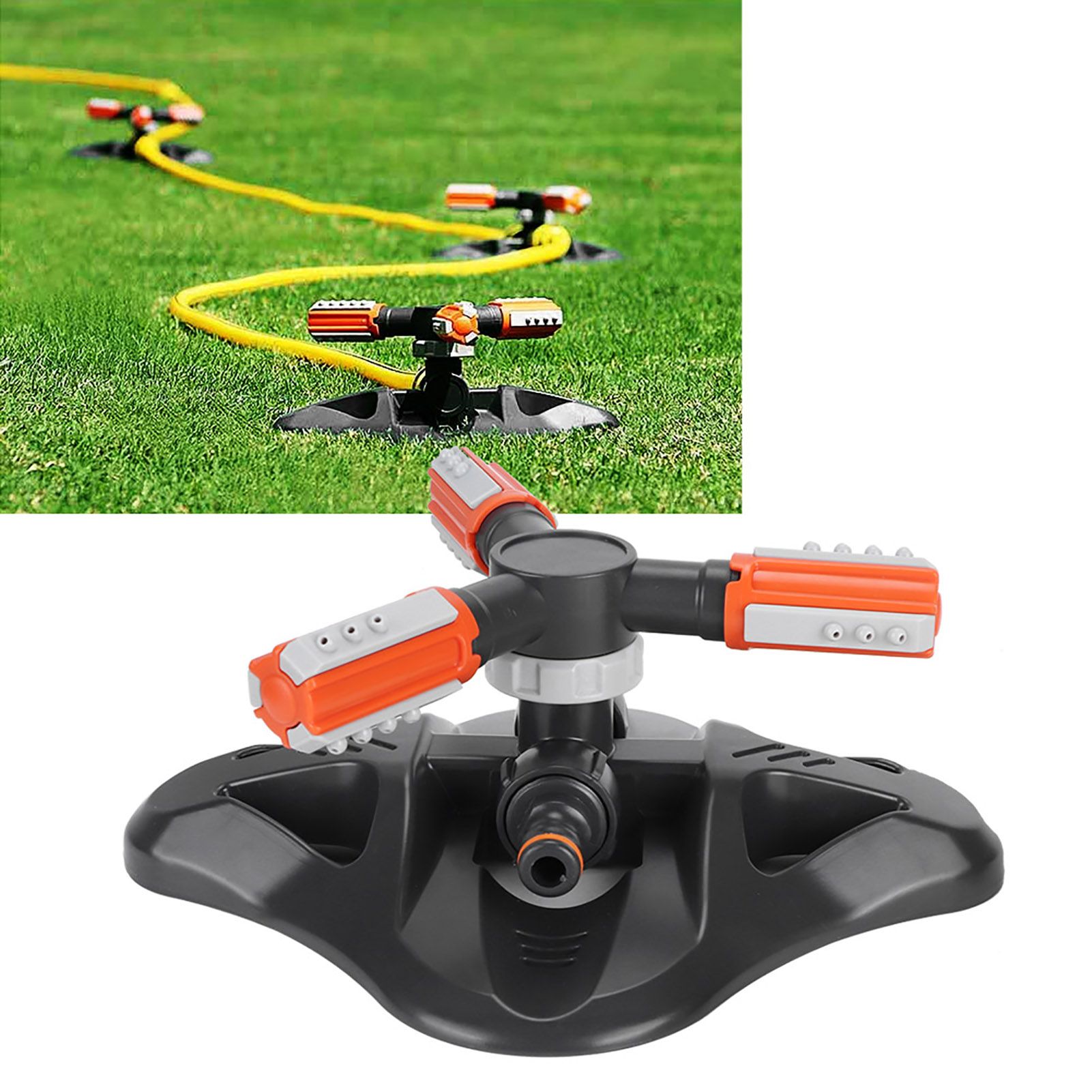Automatic 360 Degree Rotating Irrigation 3 Arm Sprinkler System for Garden view 8