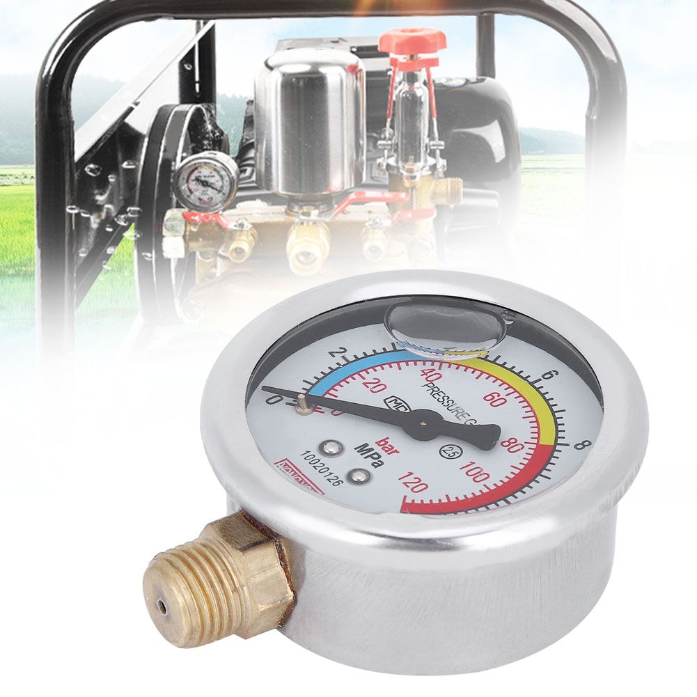OilImmersed Fit for 30 / 40 / 60 Type Pump G1/4 Pressure Gauge DN8 view 10