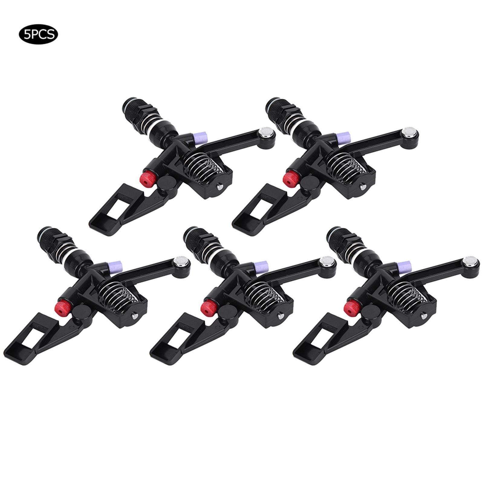 5Pcs Nozzle Rotating Rocker Spraying Tool 3/4in DN20 Male Thread for view 7
