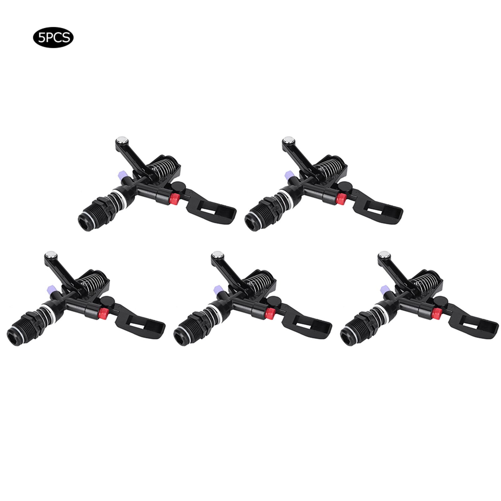 5Pcs Nozzle Rotating Rocker Spraying Tool 3/4in DN20 Male Thread for view 8
