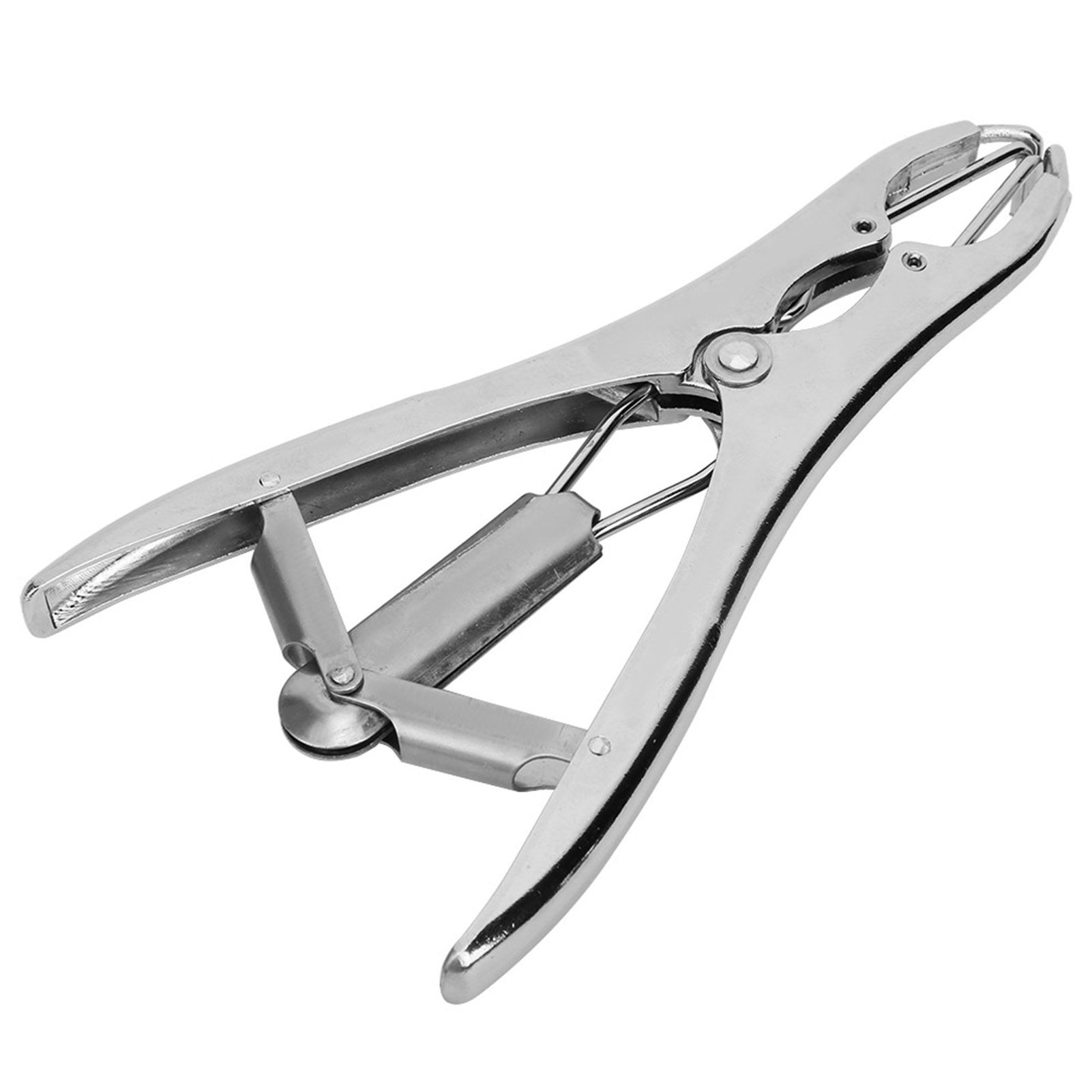 Pigs Castration Pliers with 100pcs Castrator Rings Tail Docking Device view 3