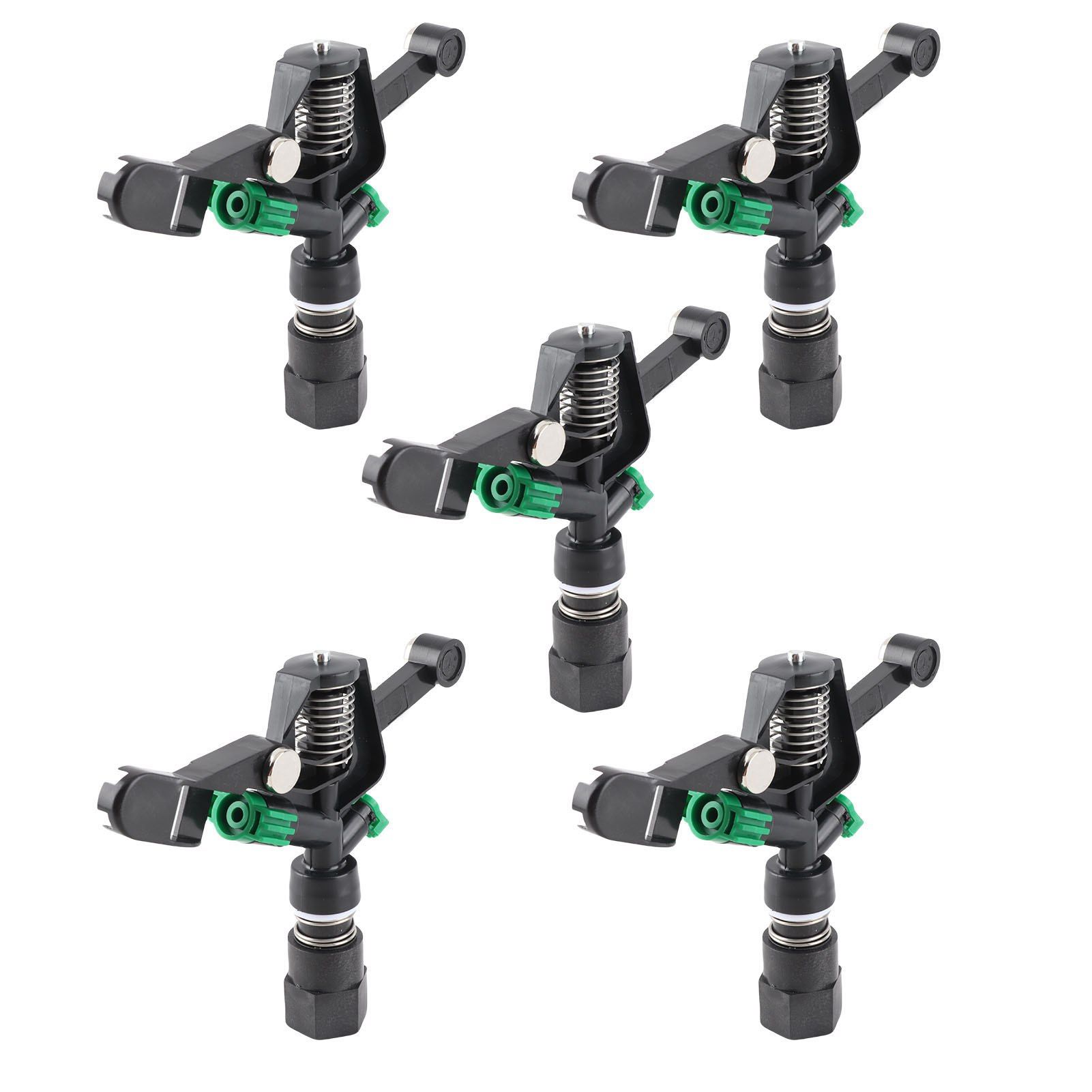 5Pcs 3/4in DN20 Female Thread Rotating Sprinkler Rocker Nozzle for Garden Lawn view 6