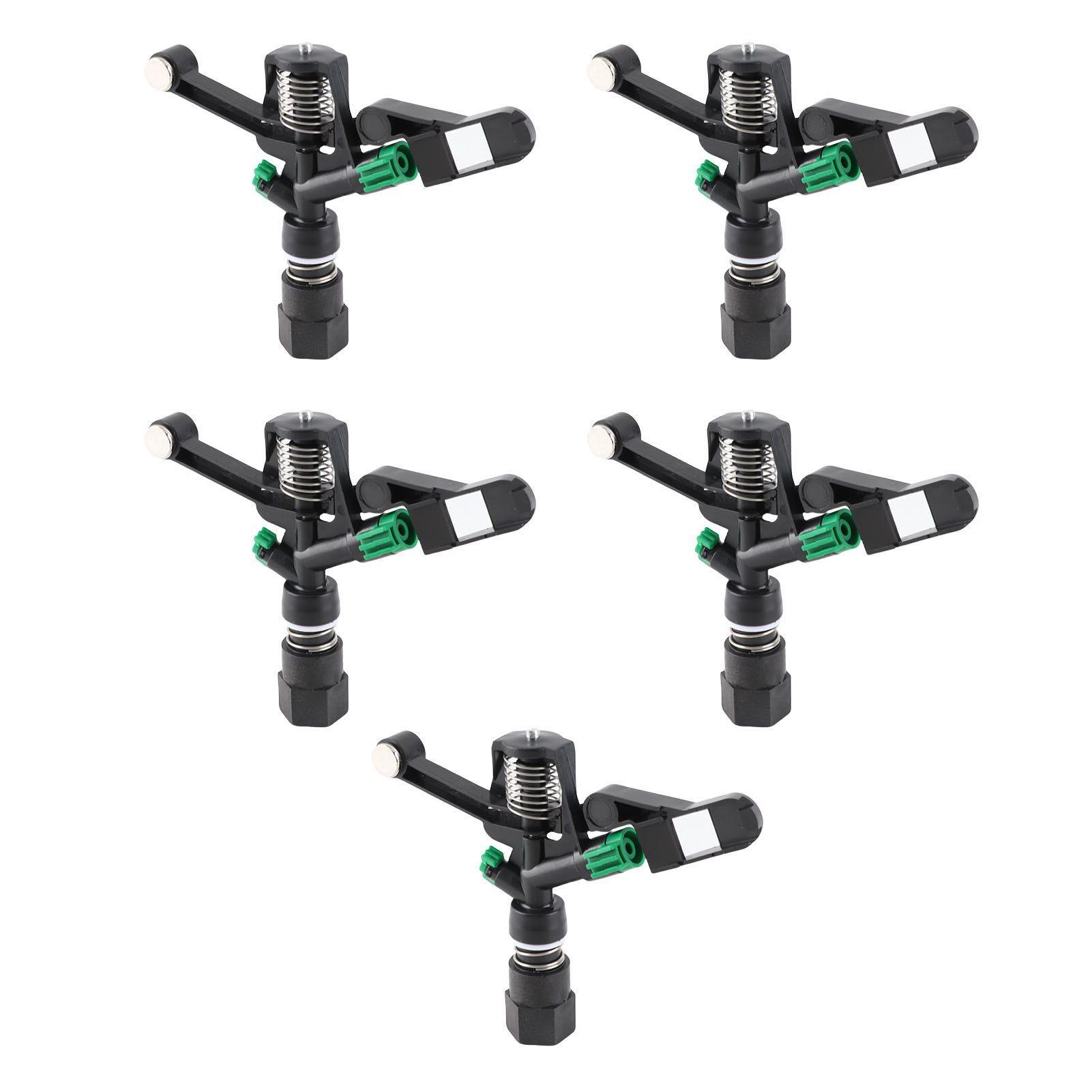 5Pcs 3/4in DN20 Female Thread Rotating Sprinkler Rocker Nozzle for Garden Lawn view 8