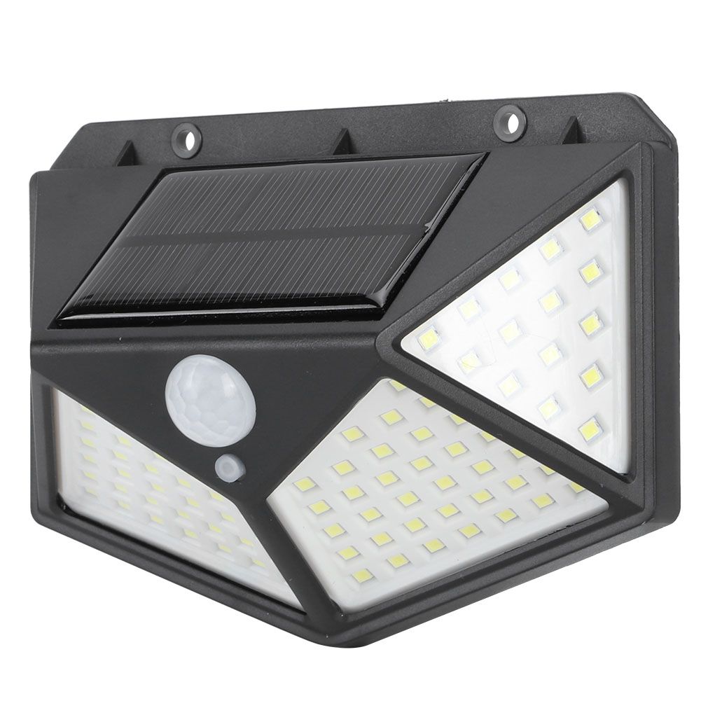 100LED Solar Motion Sensor Light Waterproof Wall Light Street Lamp for Outdoor view 3