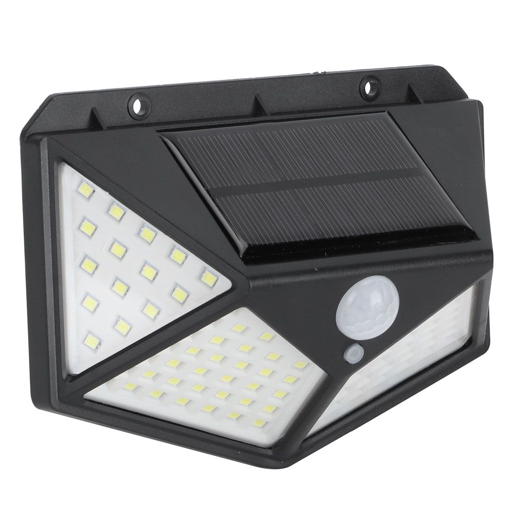 100LED Solar Motion Sensor Light Waterproof Wall Light Street Lamp for Outdoor view 4