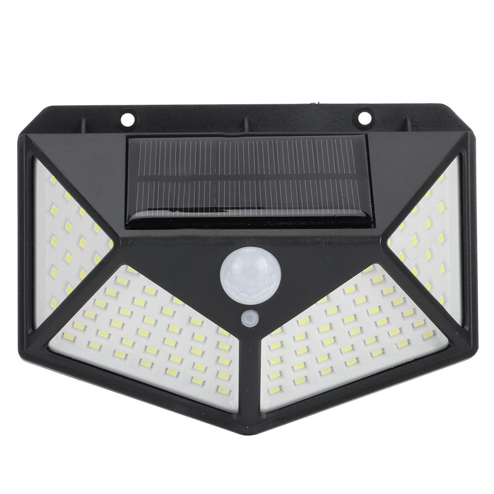 100LED Solar Motion Sensor Light Waterproof Wall Light Street Lamp for Outdoor view 6