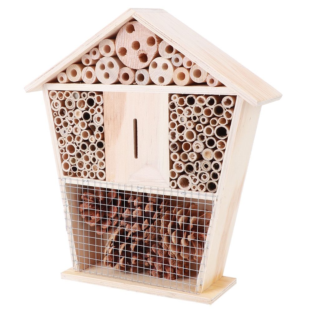 Gardening Wooden Insect Small House Shelter Nesting Handicrafts Decoration for — image 1