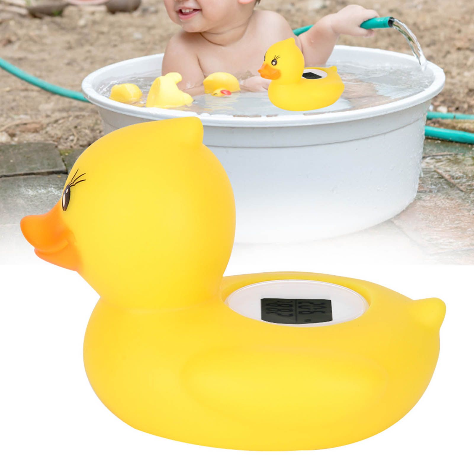 Duck Shape Floating Thermometer Swimming Pool Baby Bath Water Temperature view 9