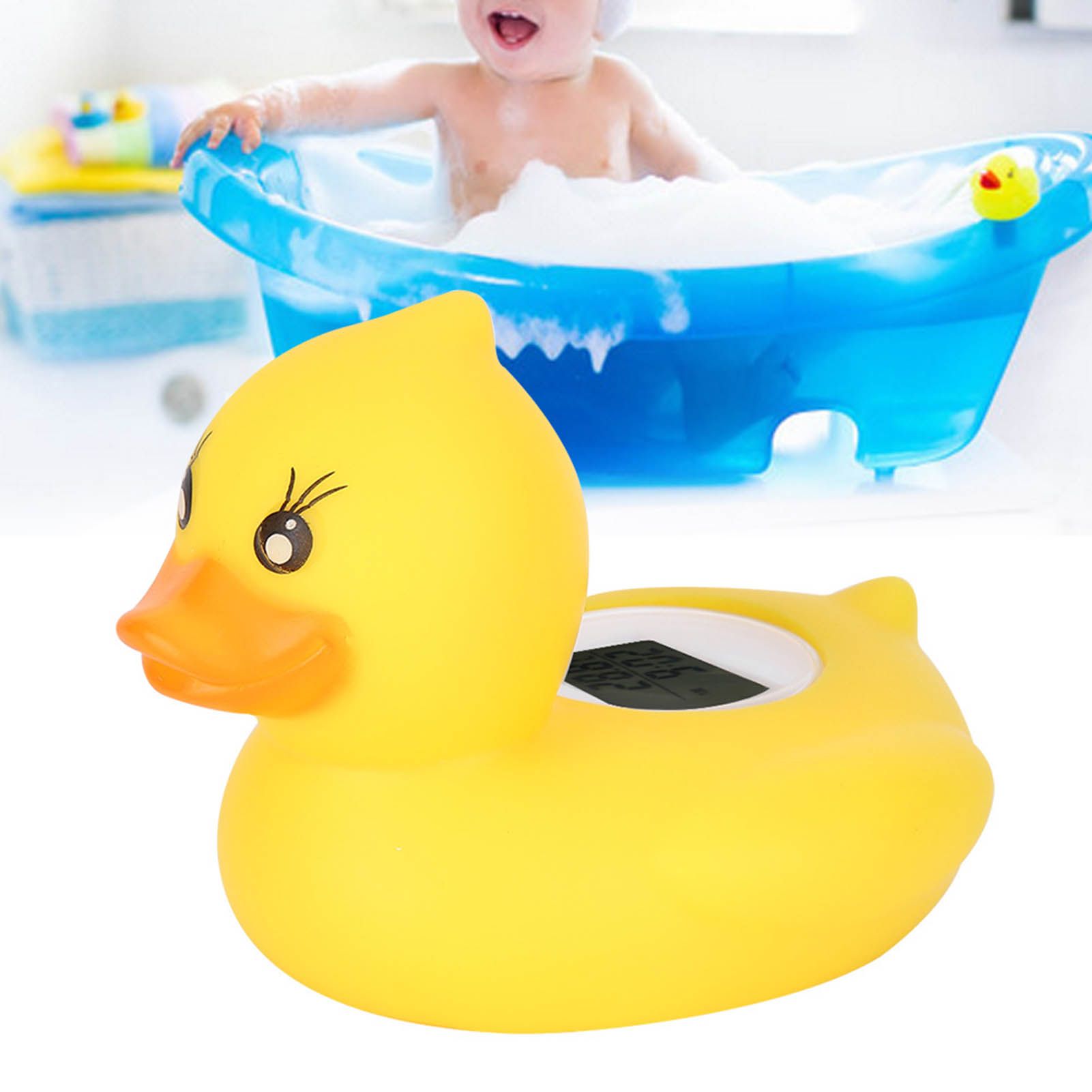Duck Shape Floating Thermometer Swimming Pool Baby Bath Water Temperature view 10