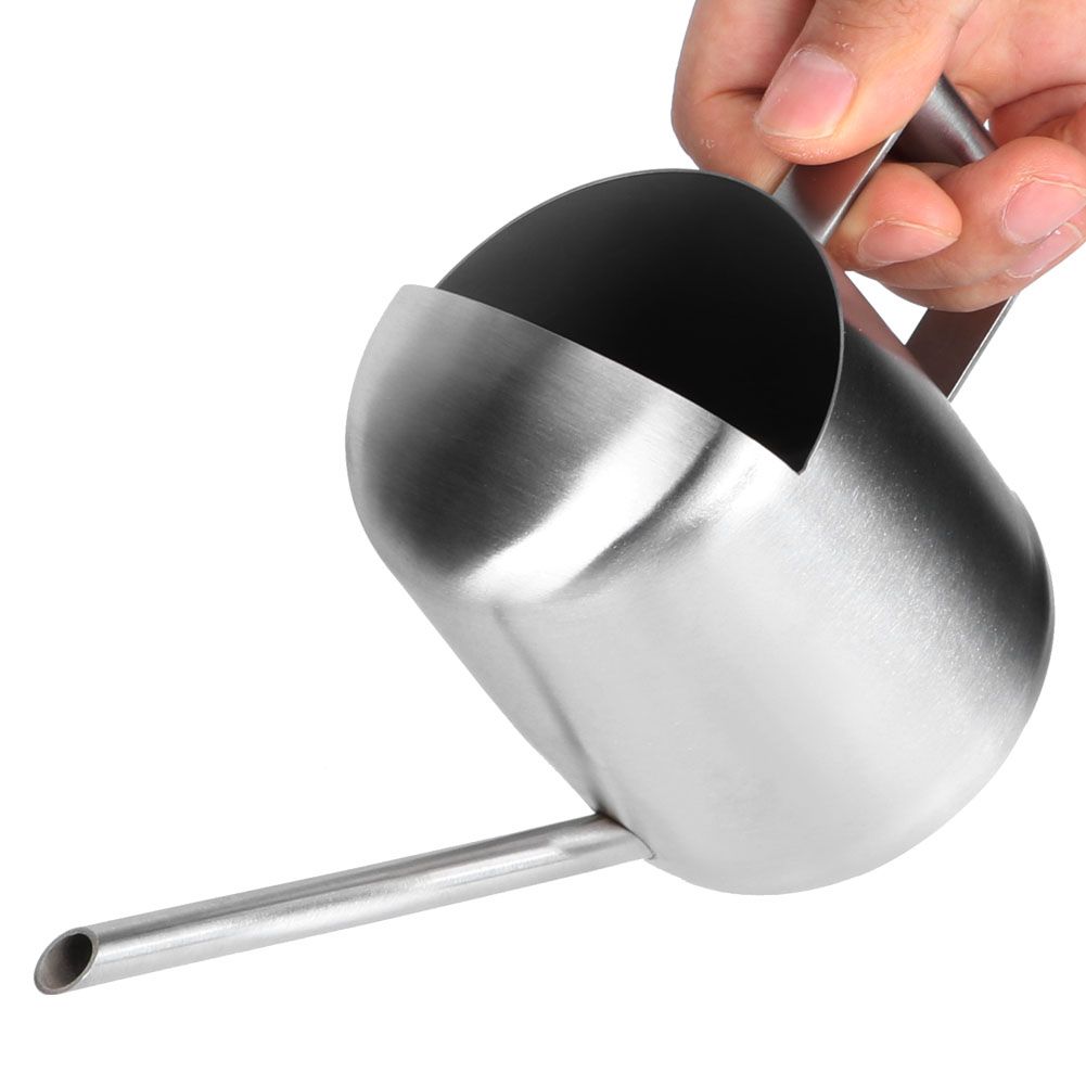 300ML Stainless Steel Long Spout Watering Can Pot for Household Green Plant view 4