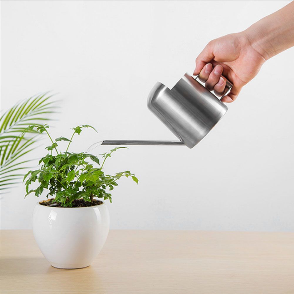 300ML Stainless Steel Long Spout Watering Can Pot for Household Green Plant view 8