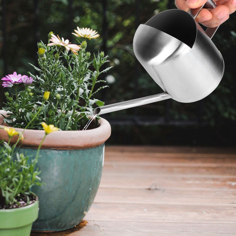 300ML Stainless Steel Long Spout Watering Can Pot for Household Green Plant view 9