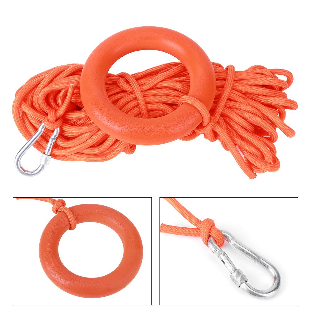 10mm Diameter 30m Long LifeSaving Line NonReflective Safety Rope with PullRing view 8