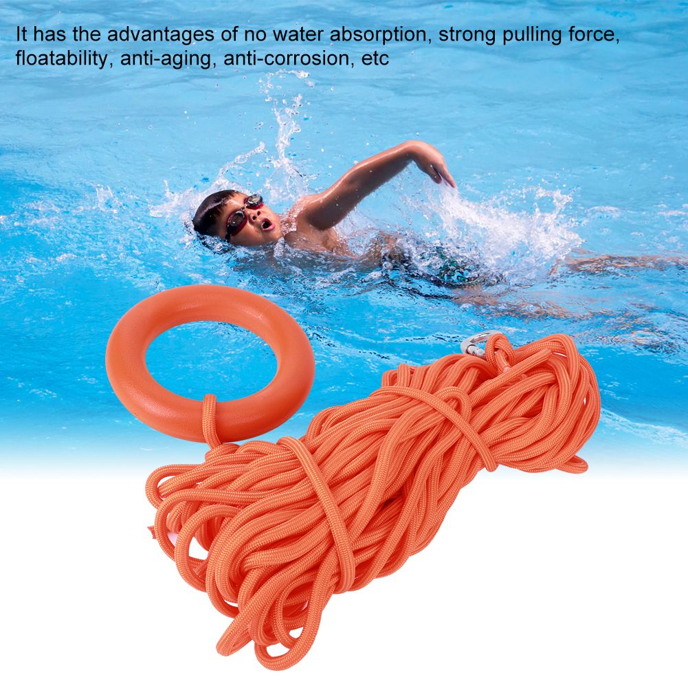 10mm Diameter 30m Long LifeSaving Line NonReflective Safety Rope with PullRing view 12