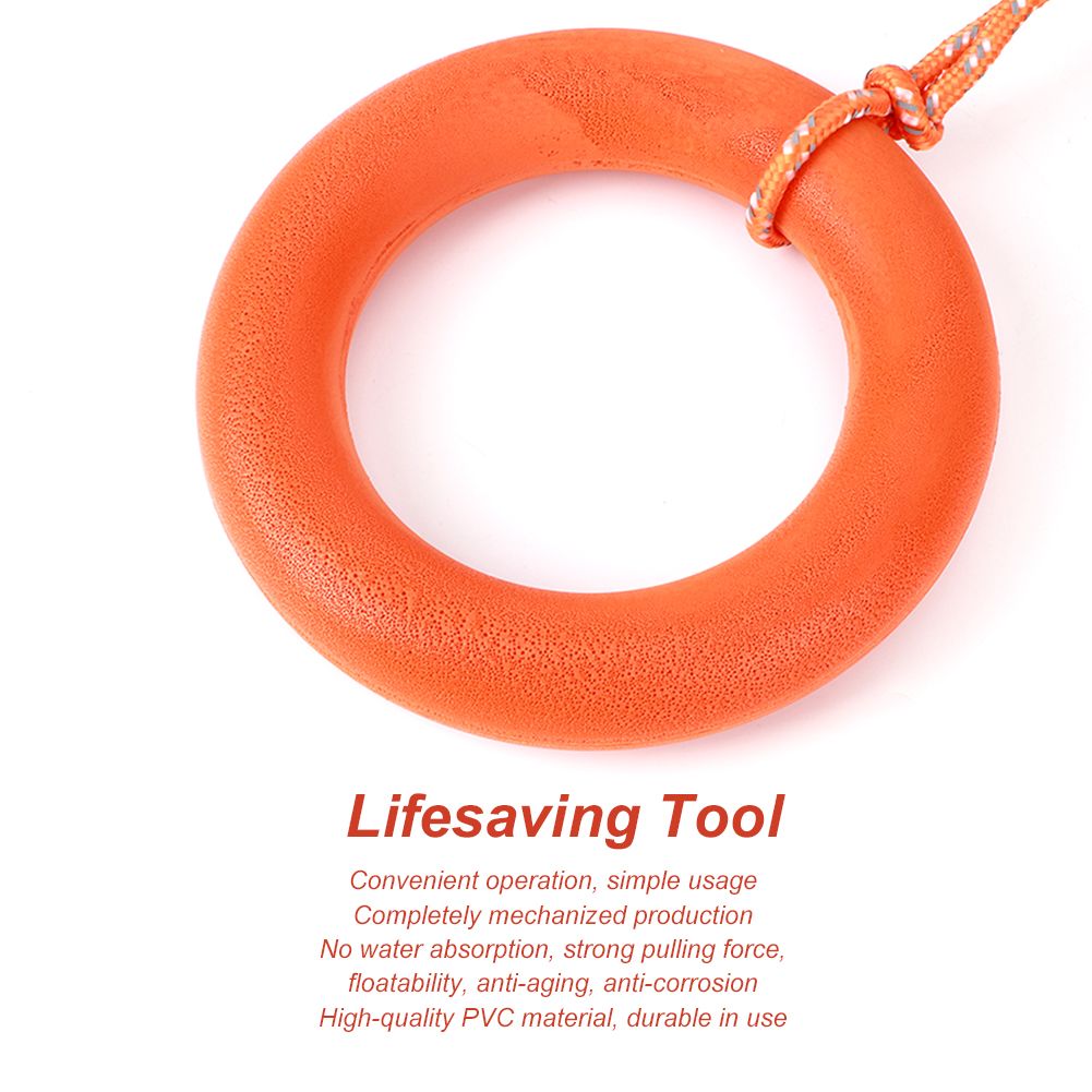 6MM Diameter 30M PVC Reflective Lifesaving Rope with Hook Pull Rings view 11