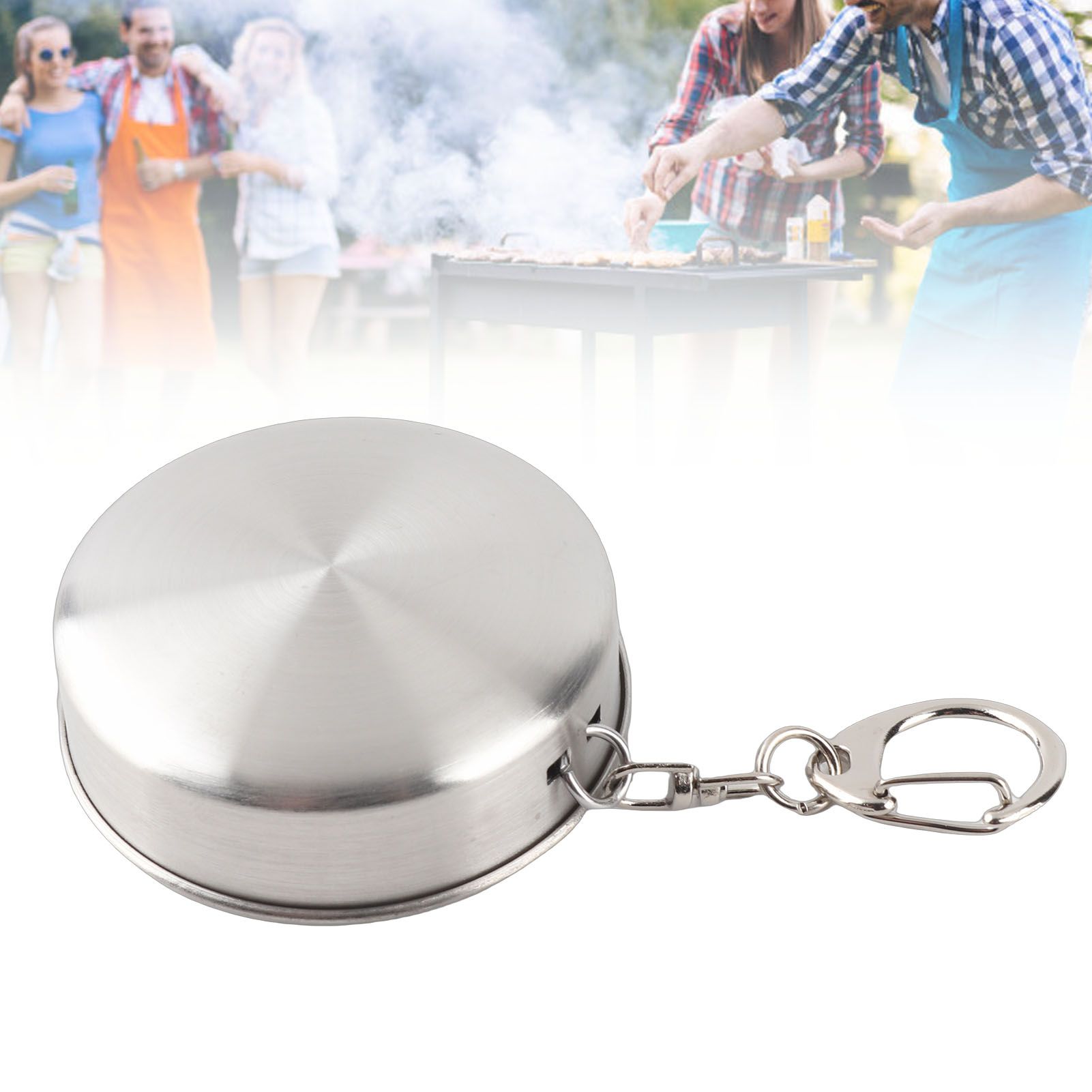 Stainless Steel Collapsible Cup Portable Travel Retractable Folding Cup Camp view 12