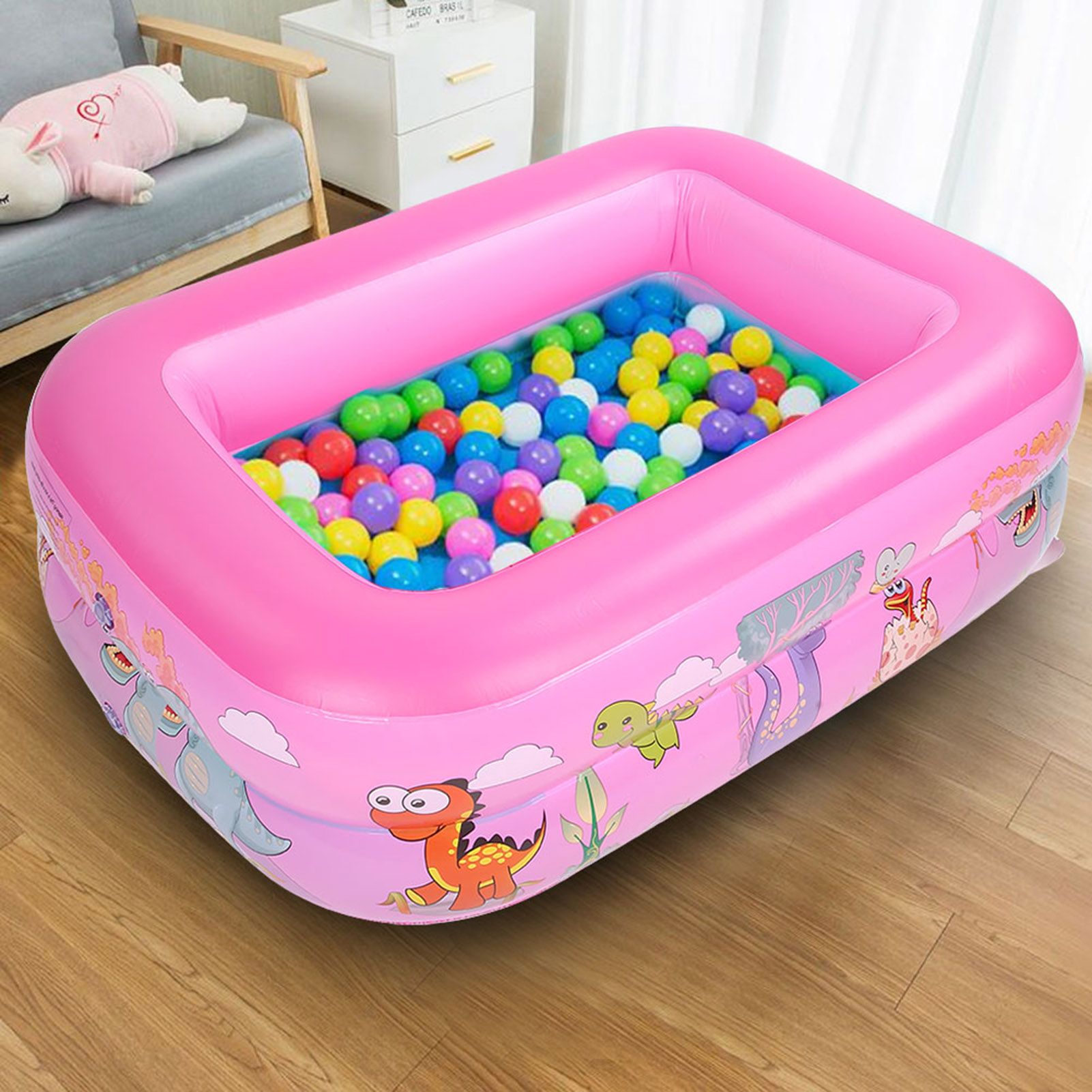 Cartoon Oversized Children Swimming Pool Household Baby Adult Louge Pool view 10