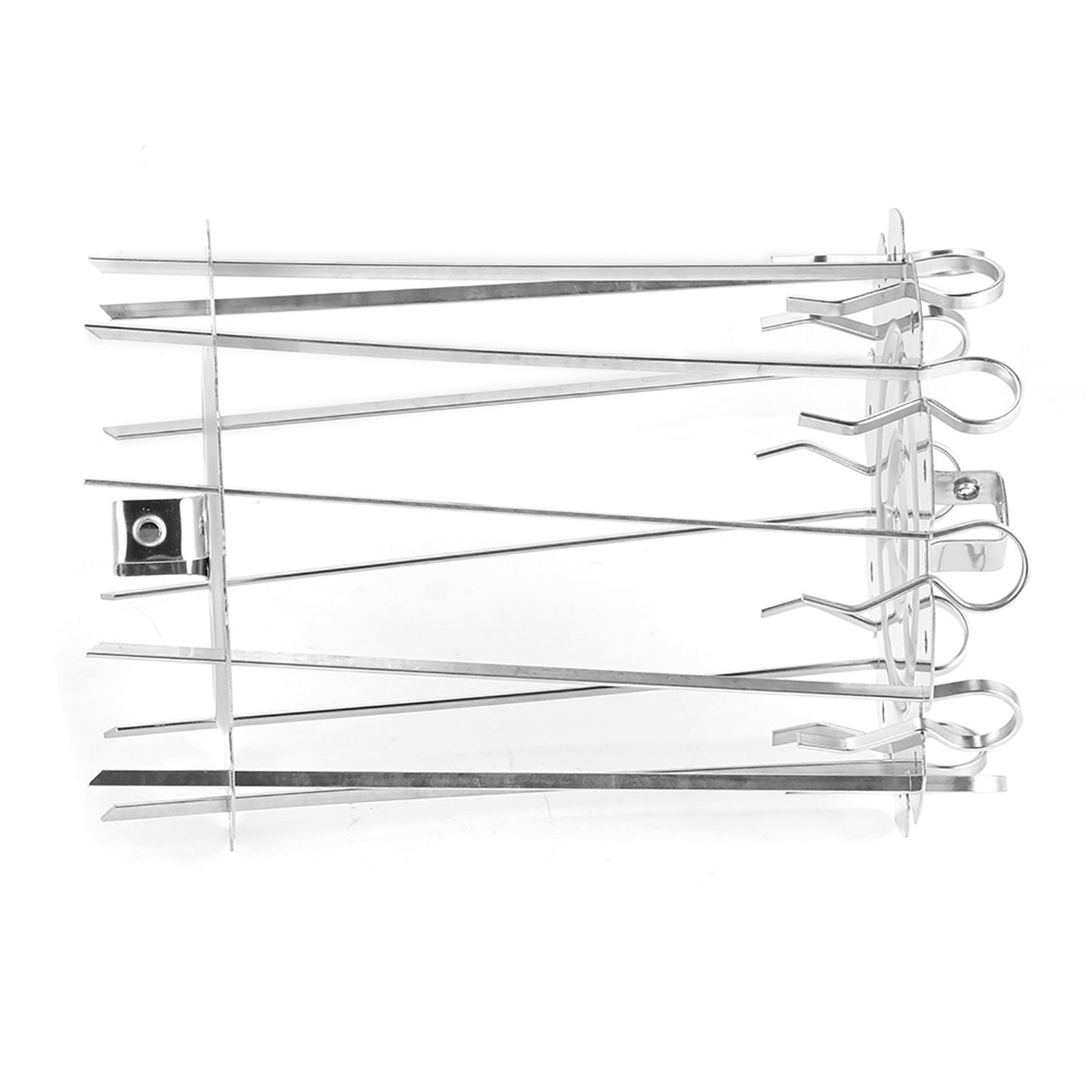 Stainless Steel Roaster Electric Oven Barbecue Skewers Needle Cage Set BBQ view 5