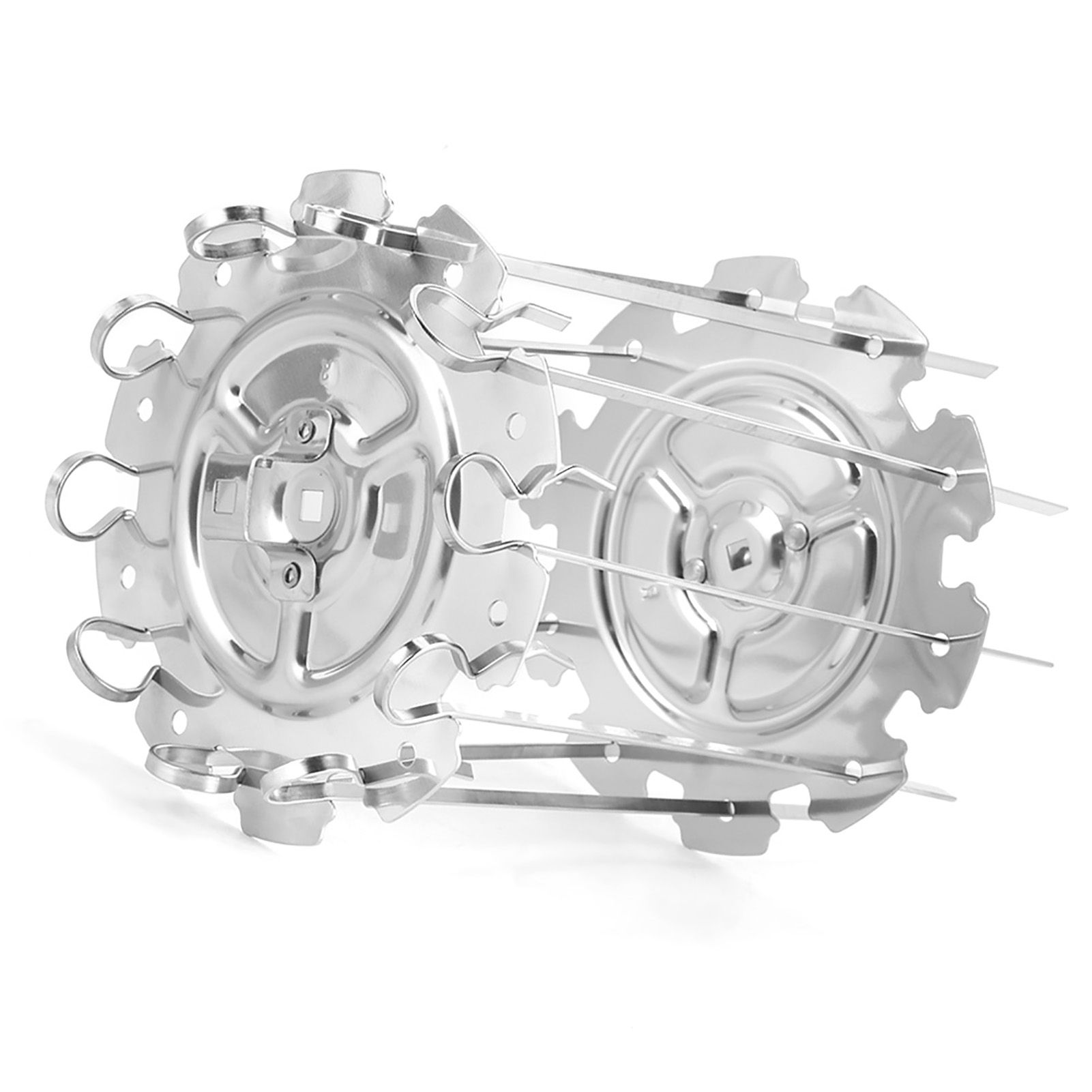 Stainless Steel Roaster Electric Oven Barbecue Skewers Needle Cage Set BBQ view 7