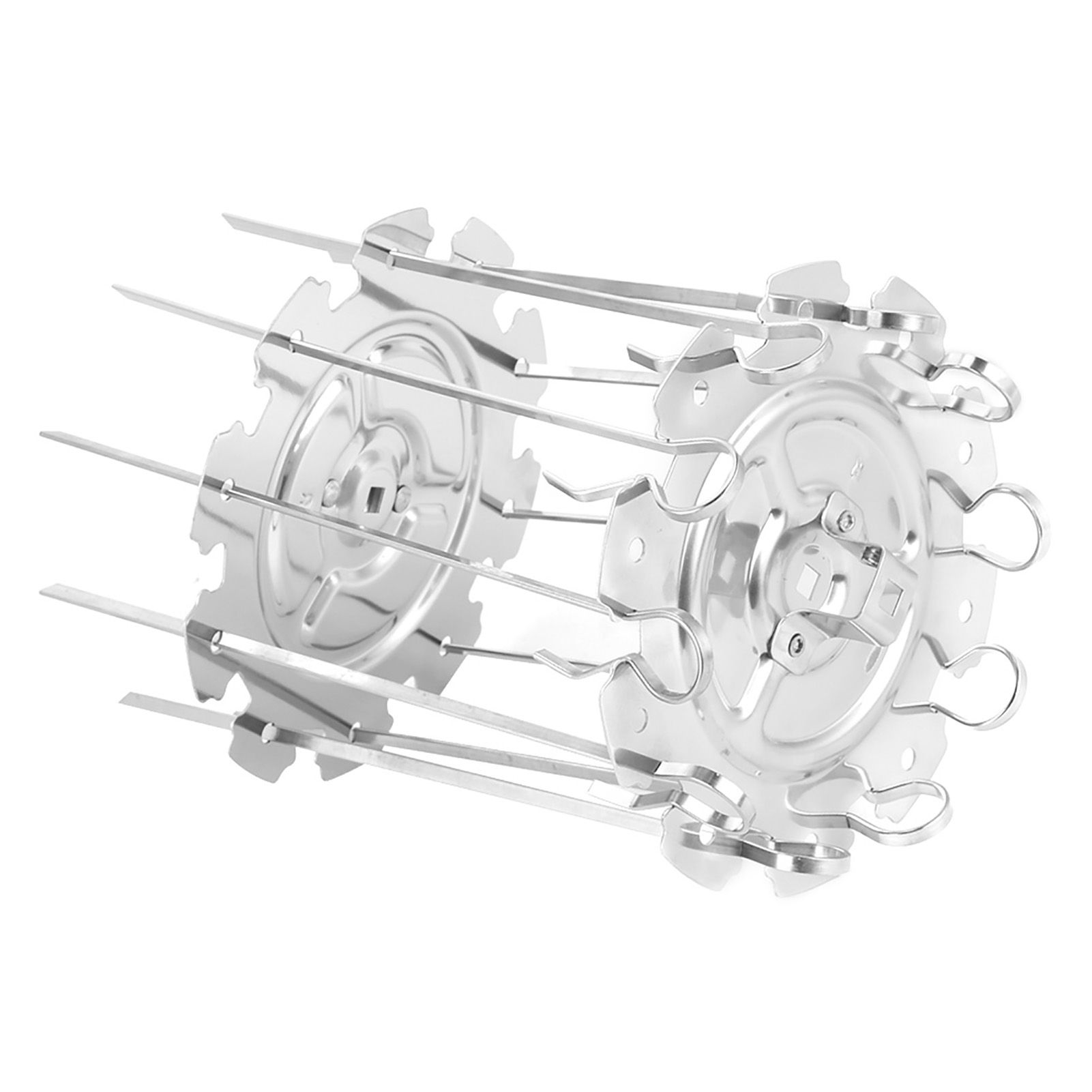 Stainless Steel Roaster Electric Oven Barbecue Skewers Needle Cage Set BBQ view 8