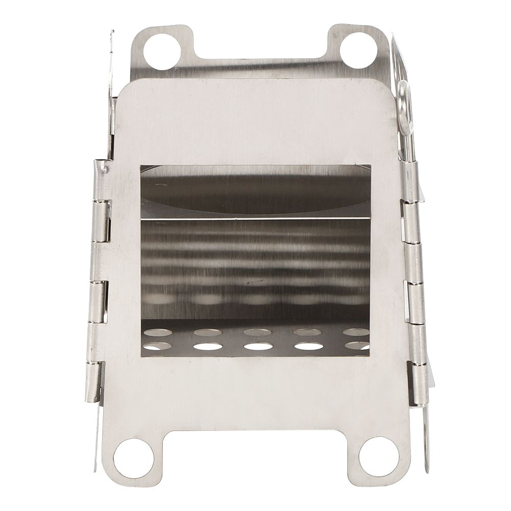 Portable Stainless Steel Folding Stove Wood Burning Stove for Outdoor Picnic view 4
