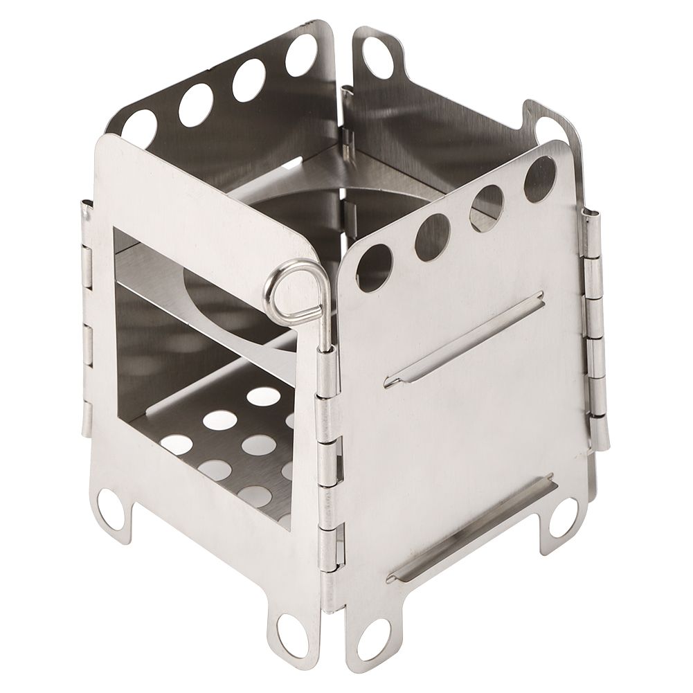 Portable Stainless Steel Folding Stove Wood Burning Stove for Outdoor Picnic view 8