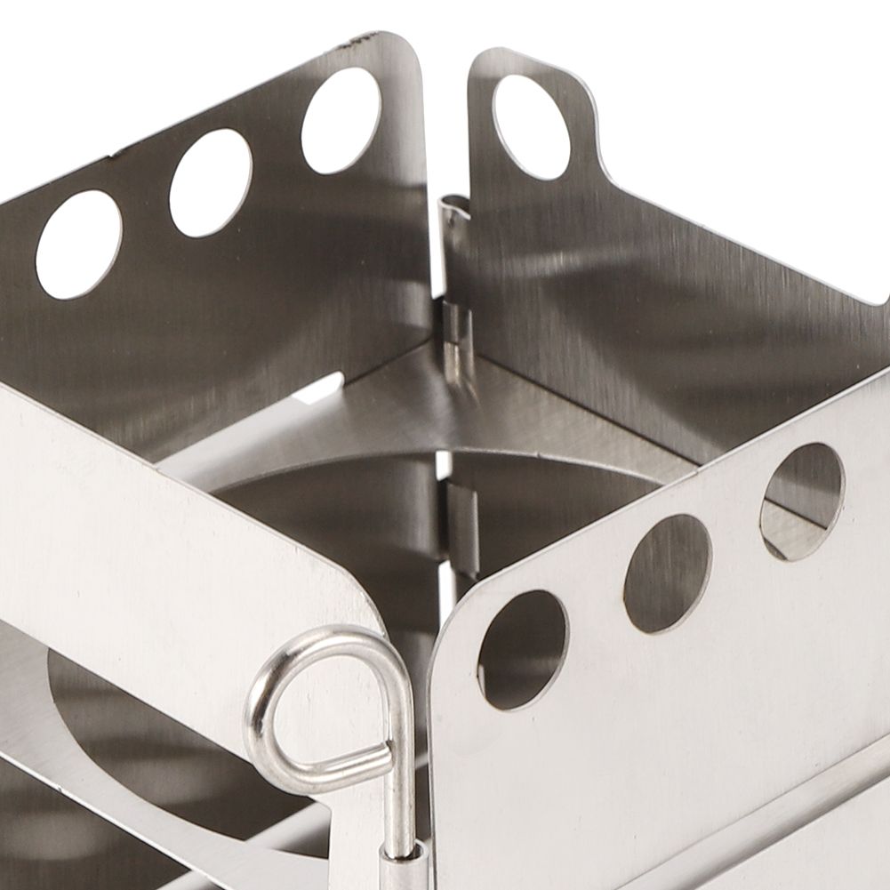 Portable Stainless Steel Folding Stove Wood Burning Stove for Outdoor Picnic view 11