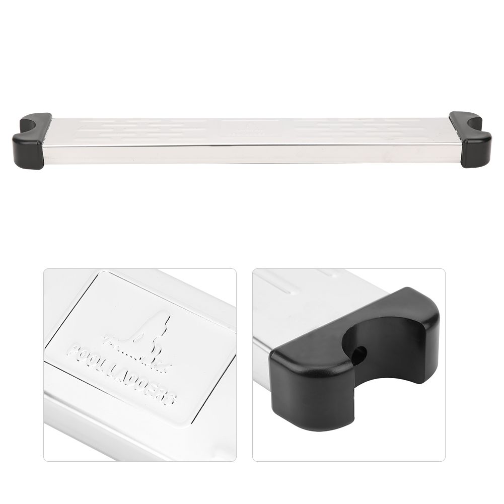 Stainless Steel Swimming Pool Pedal Replacement Ladder Rung Steps Anti Slip view 3