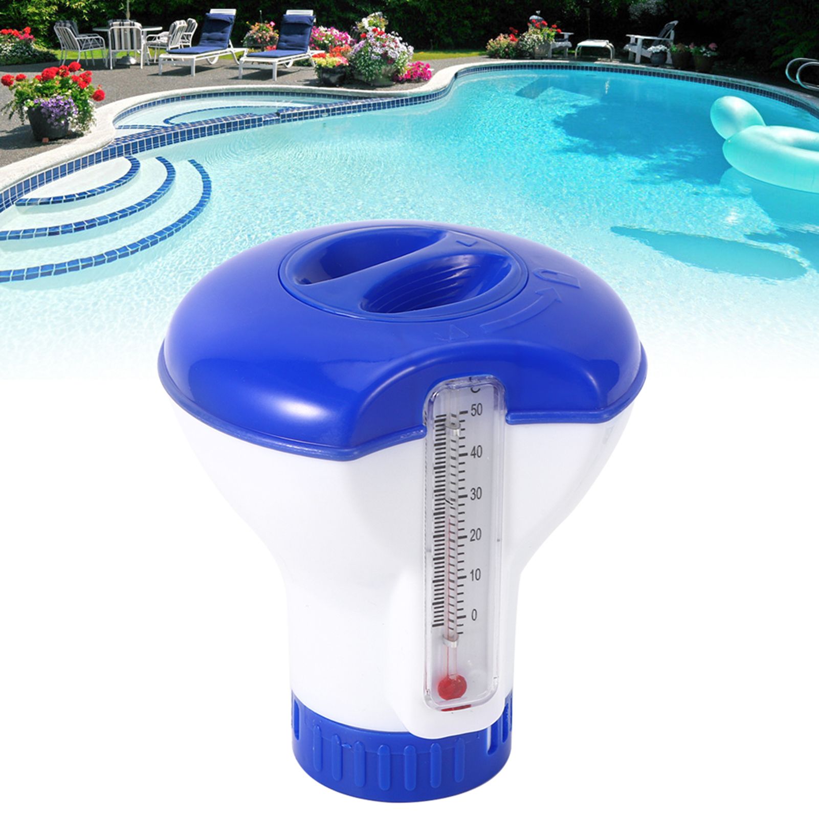 Swimming Pool Cleaning Kit Pool Dispenser Cleaning Medicine 1.5 inch Chlorine view 9