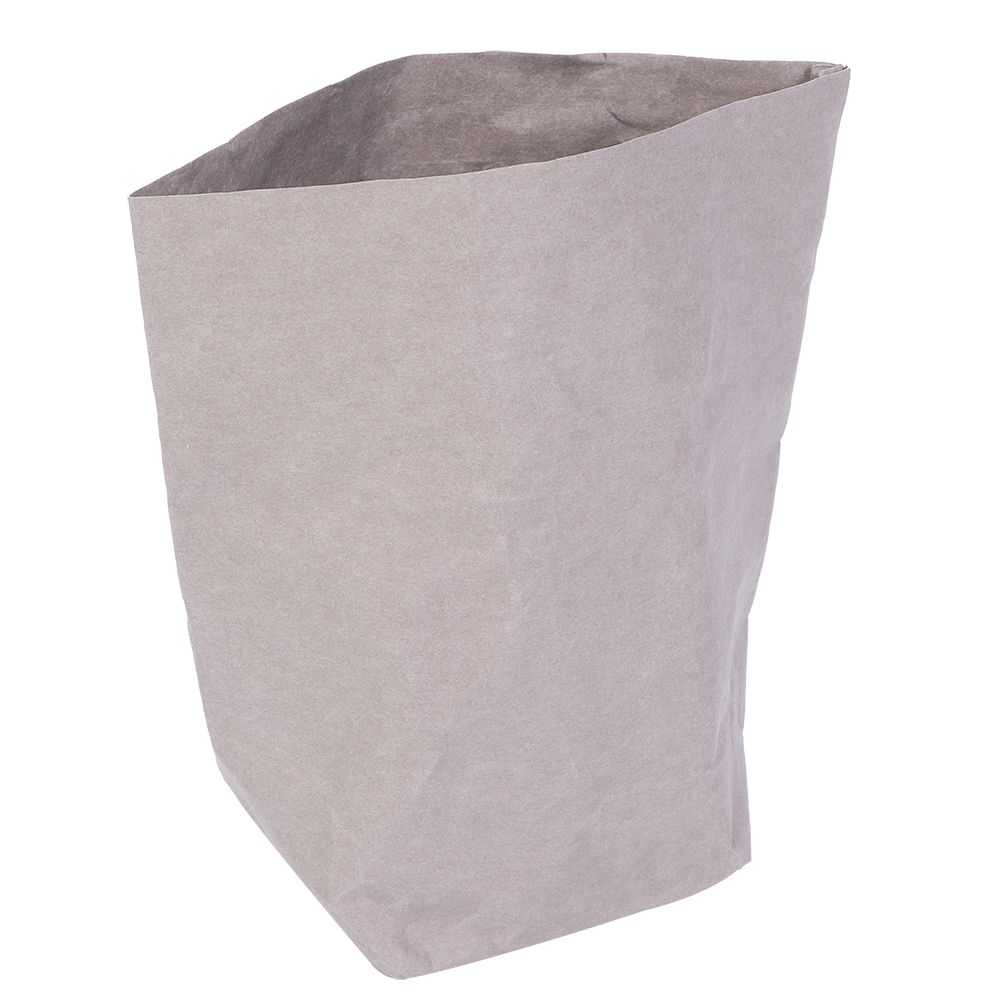 Gray Washable Reusable Kraft Paper Planting Bag Storage Bags for Garden view 5