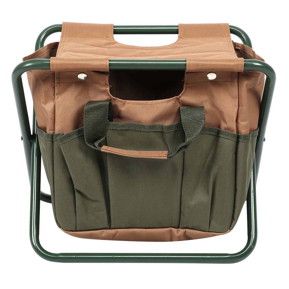 Portable Folding Chair Camping Stool with Storage Bag for Indoor Outdoor view 2