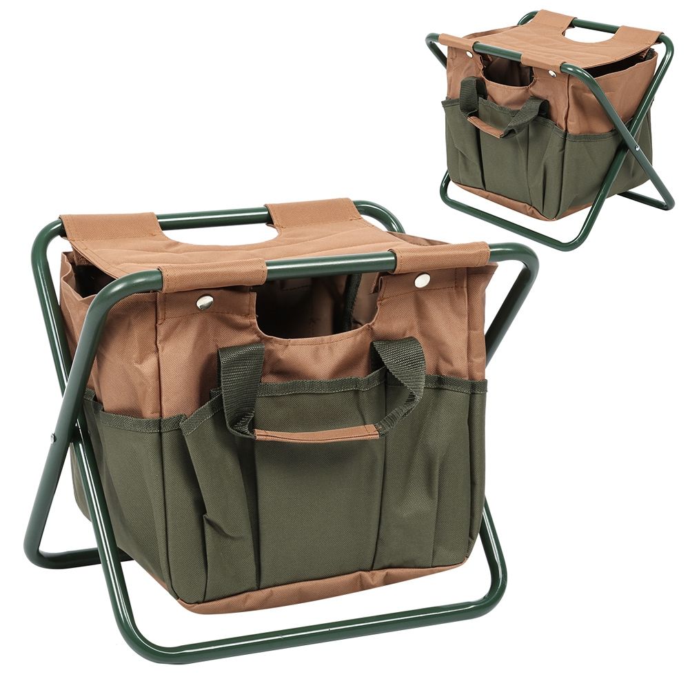 Portable Folding Chair Camping Stool with Storage Bag for Indoor Outdoor view 8