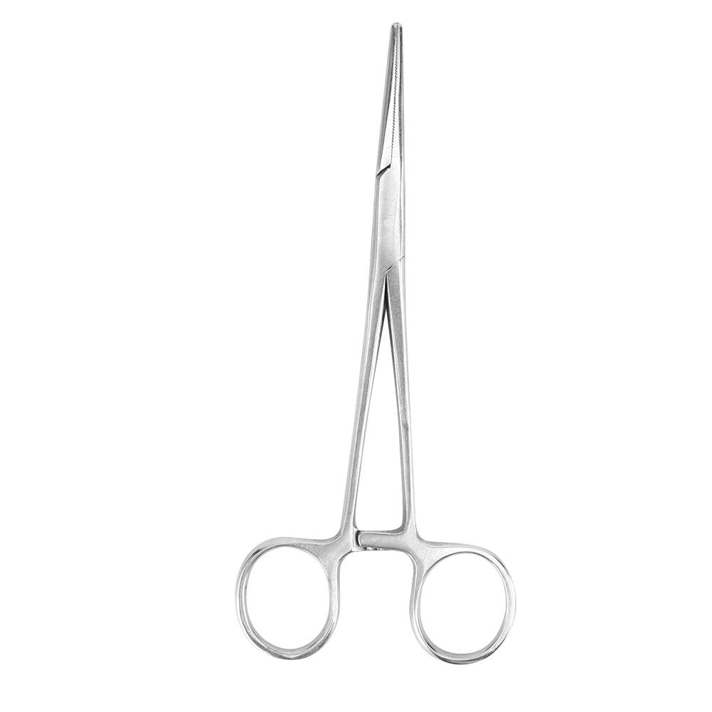 16cm Stainless Steel Surgical Straight Hemostatic Forceps Pet Hair Clamp view 5