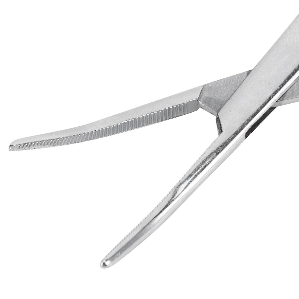 Surgical Haemostatic Hemostatic Forceps Stainless Steel Curved Tip Pliers Pet view 11