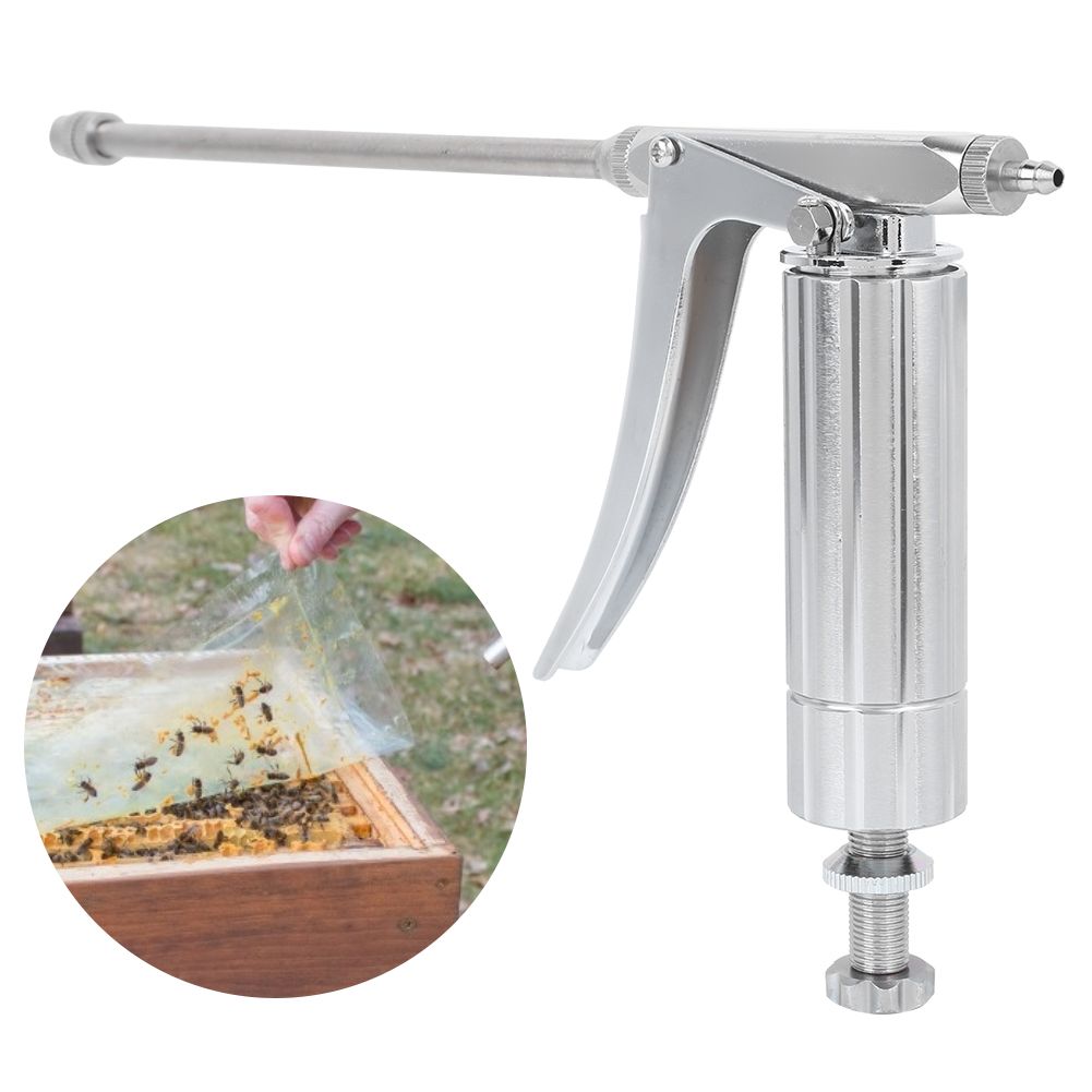 Stainless Steel Beekeeping Bee Medicine Sprayer Pollination Syringe Tools view 9