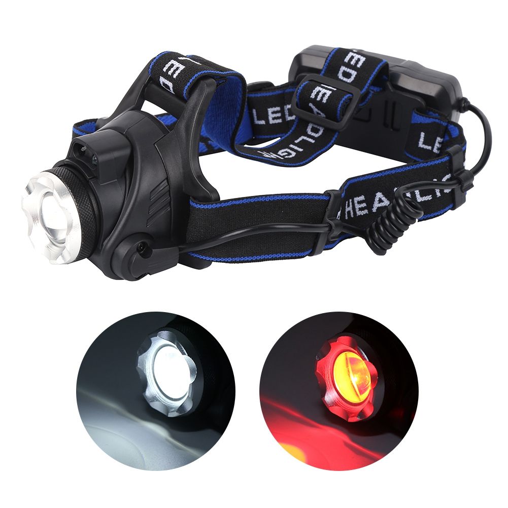 LED Headlamp USB Rechargeable Head Light Flashlight for Outdoor Camping view 9
