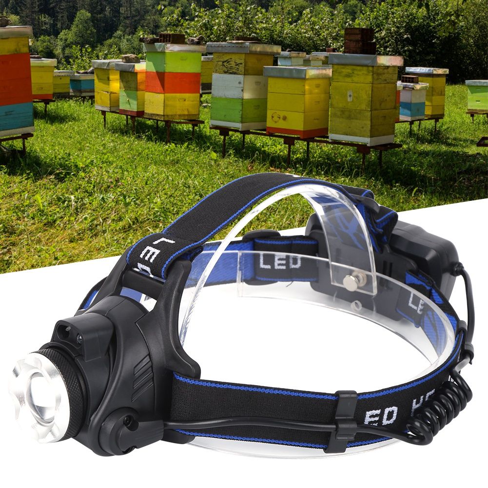LED Headlamp USB Rechargeable Head Light Flashlight for Outdoor Camping view 10
