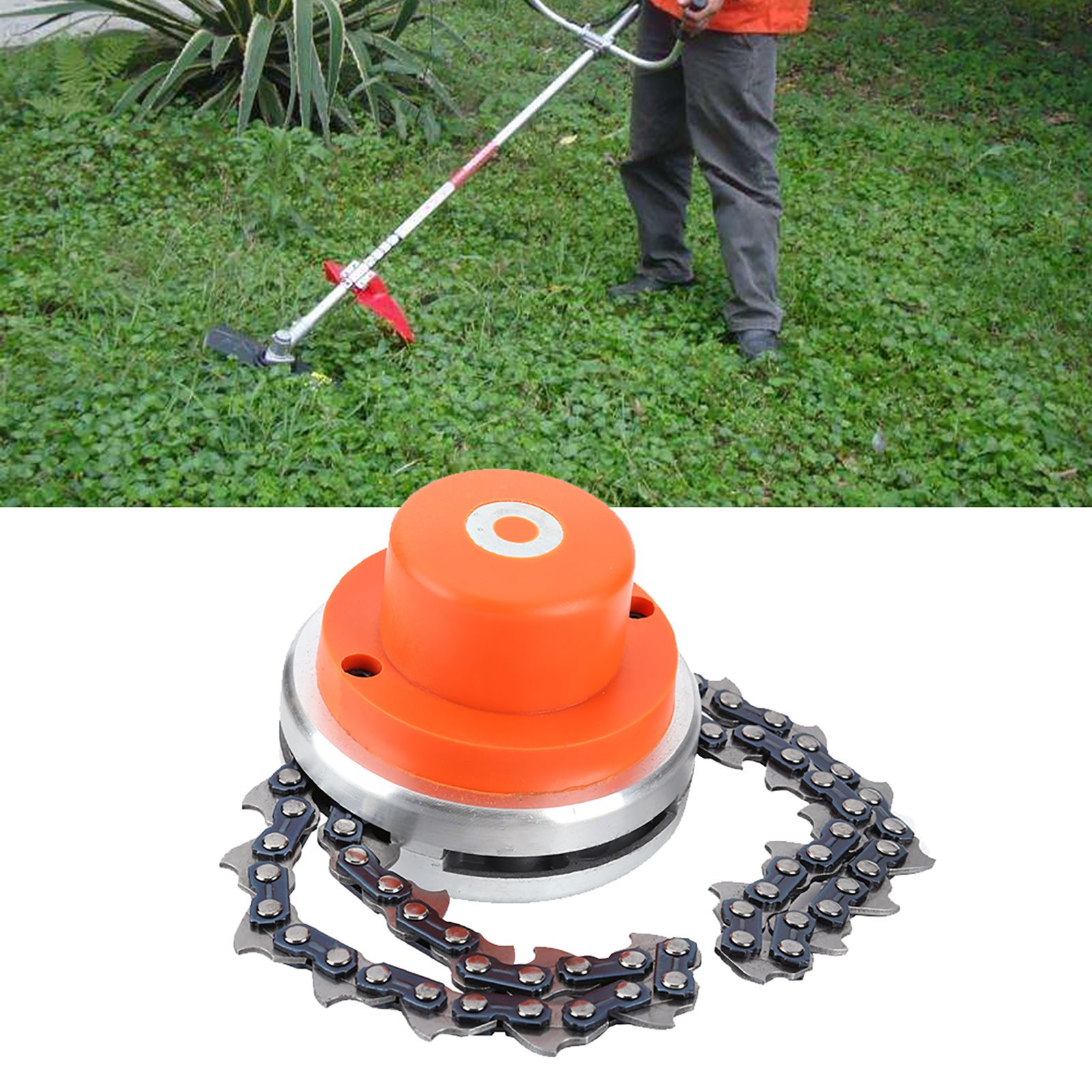 Universal Lawn Mower Chain Grass Trimmer Head Replacement for Garden Brush view 9