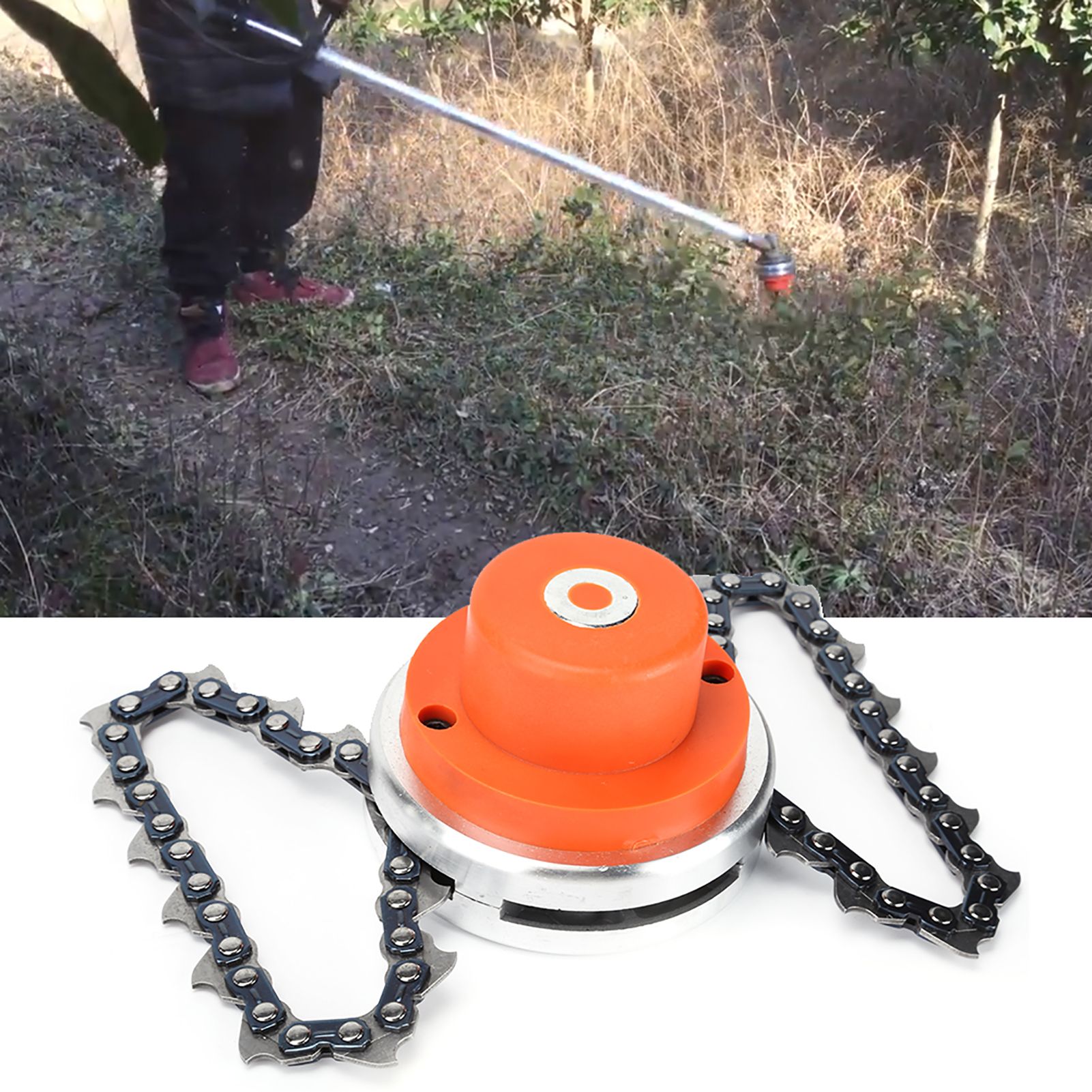 Universal Lawn Mower Chain Grass Trimmer Head Replacement for Garden Brush view 10