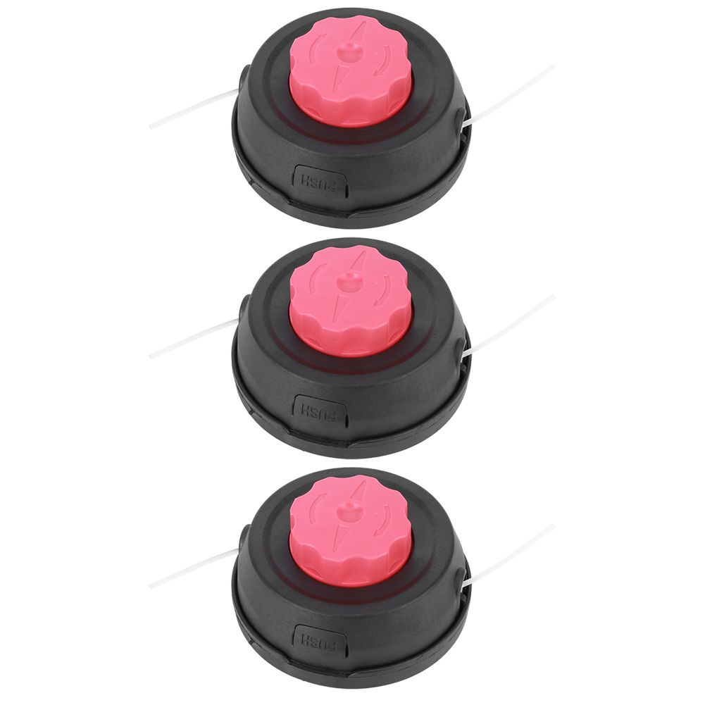 3Pcs/Box Universal Lawn Mower Trimmer Head with Trimmer Line Replacement view 2