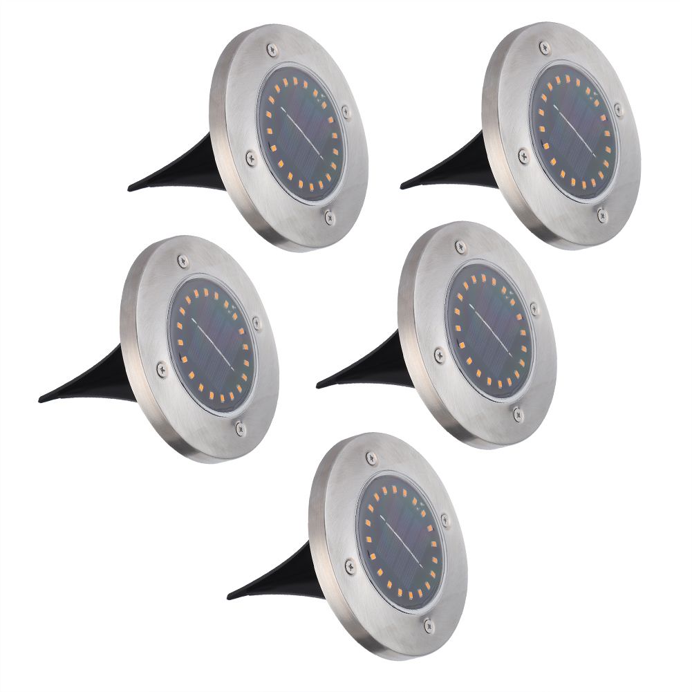 5Pcs Waterproof Solar Powered 20LED Chip Buried Light for Outdoor Garden Lawn view 3